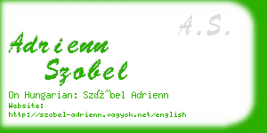 adrienn szobel business card